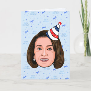 CARTE ANNIVERSAIRE DE NANCY PELOSI
