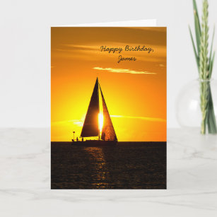 Cartes Nautique Voilier D Anniversaire Zazzle Fr