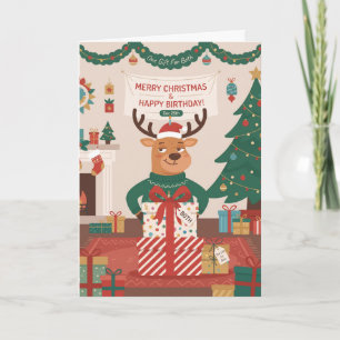 Carte Anniversaire de Noël drôle