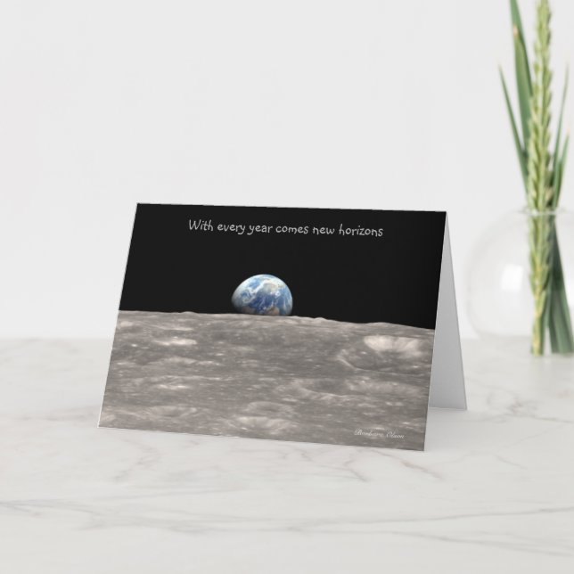 Carte Anniversaire : De nouveaux horizons avec de belles (Devant)