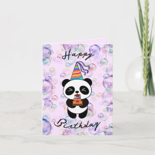Carte Anniversaire de Panda