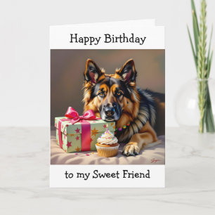 Carte Anniversaire de Paw-some pour Ami   Berger Alleman