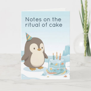 Carte Anniversaire de pingouin Anniversaire personnali