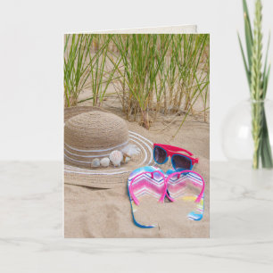 Carte Anniversaire de plage pour ami