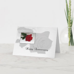Carte Anniversaire de rose
