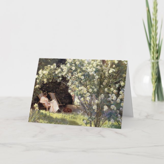 Carte Anniversaire de roses de Les de Kroyer (Devant)