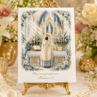 Anniversaire de sacerdoce élégant Autel marial