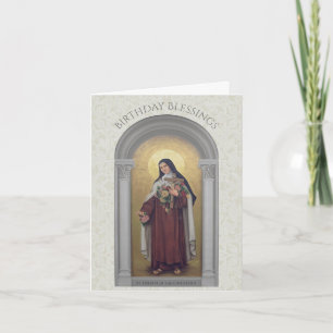 Carte Anniversaire de sainte Thérèse du Petit Jésus