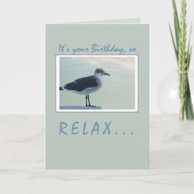 Carte Anniversaire de Seagull (Devant)