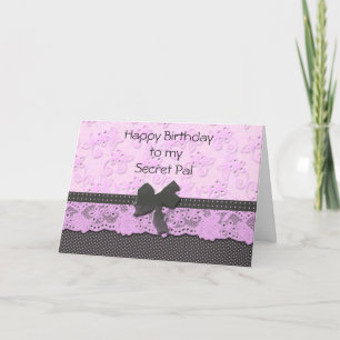 Carte Anniversaire de Secret Pal