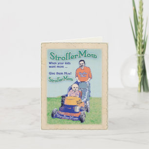 Carte Anniversaire de StrollerMow