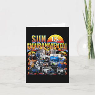 Carte Anniversaire de Sun De l'environnement Company V1
