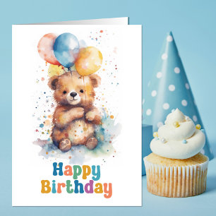 Carte Anniversaire de Teddy Bear