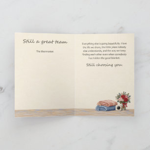 Carte Anniversaire de thermostat amusant