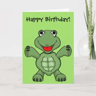 Cartes Tortue D Anniversaire Zazzle Fr