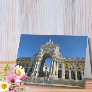 Carte Anniversaire de voyage Lisbonne Portugal Amusement