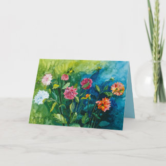 Carte Anniversaire de Zinnia