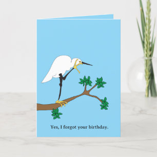Carte Anniversaire d'Egret Belt