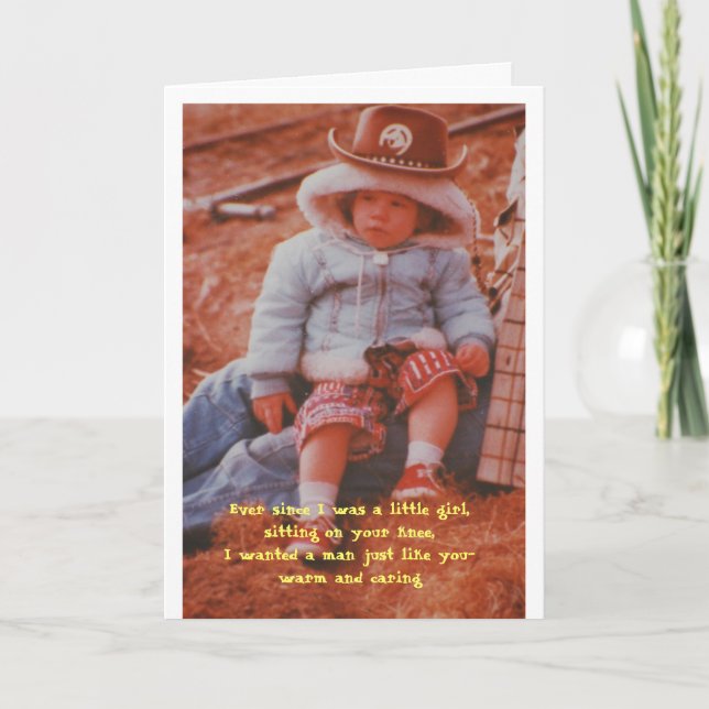 Carte Anniversaire - Depuis que j'étais petite fille, as (Devant)