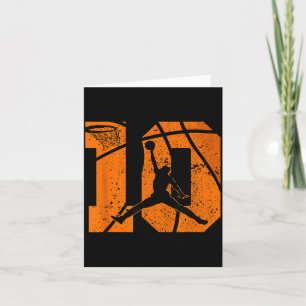 Carte Anniversaire des 10 ans Basball 10 Ans Fête d'anni