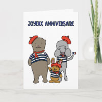 Anniversaire des amis des animaux français Joyeux