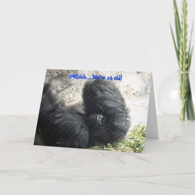 Carte Anniversaire des anciens amis (Devant)