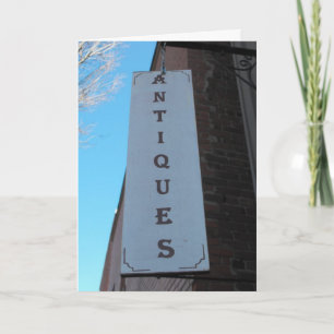 Carte Anniversaire des Antiquités