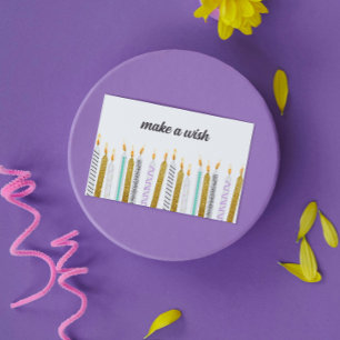 Carte Anniversaire des bougies