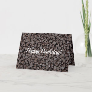 Carte Anniversaire des chips au chocolat