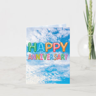 Carte Anniversaire des messages gonflés