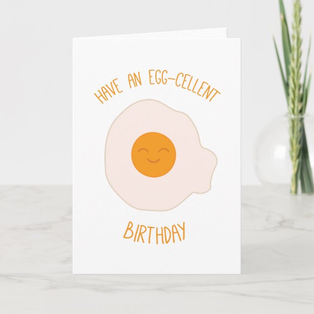 Carte Anniversaire des oeufs (Devant)