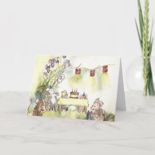 Carte Anniversaire des souris