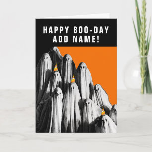Carte anniversaire d'Halloween personnalisé