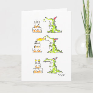 Carte ANNIVERSAIRE DRAGON par Boynton