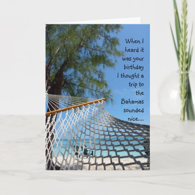 Carte Anniversaire drôle! (Devant)