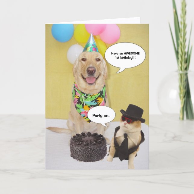 Carte Anniversaire Drôle (Devant)