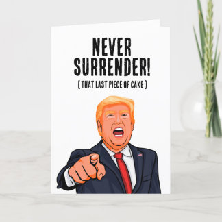 Carte Anniversaire drôle de Donald Trump