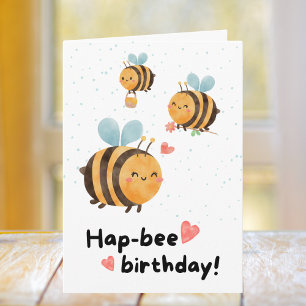 Carte Anniversaire drôle de l'abeille