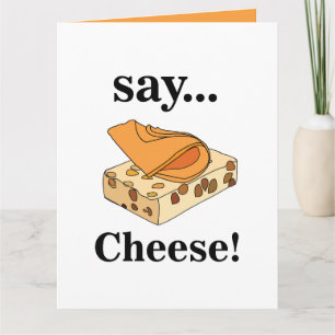 Carte Anniversaire drôle de passionné de fromage