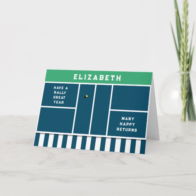 Carte Anniversaire drôle de Pickleball (Devant)