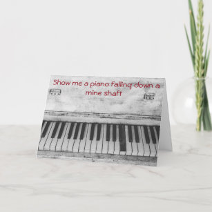 Invitations Faire Part Cartes Humour Piano Zazzle Fr