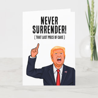 Carte Anniversaire drôle de Trump