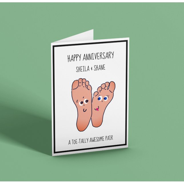 Carte Anniversaire drôle des pieds (Créateur téléchargé)
