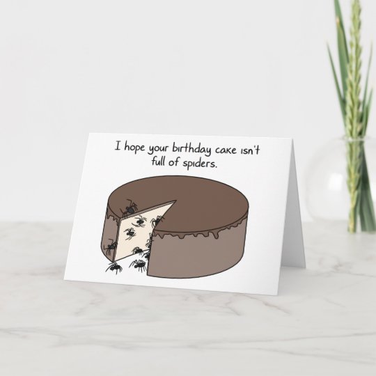 Carte Anniversaire Drole Gateau Completement Des Zazzle Fr