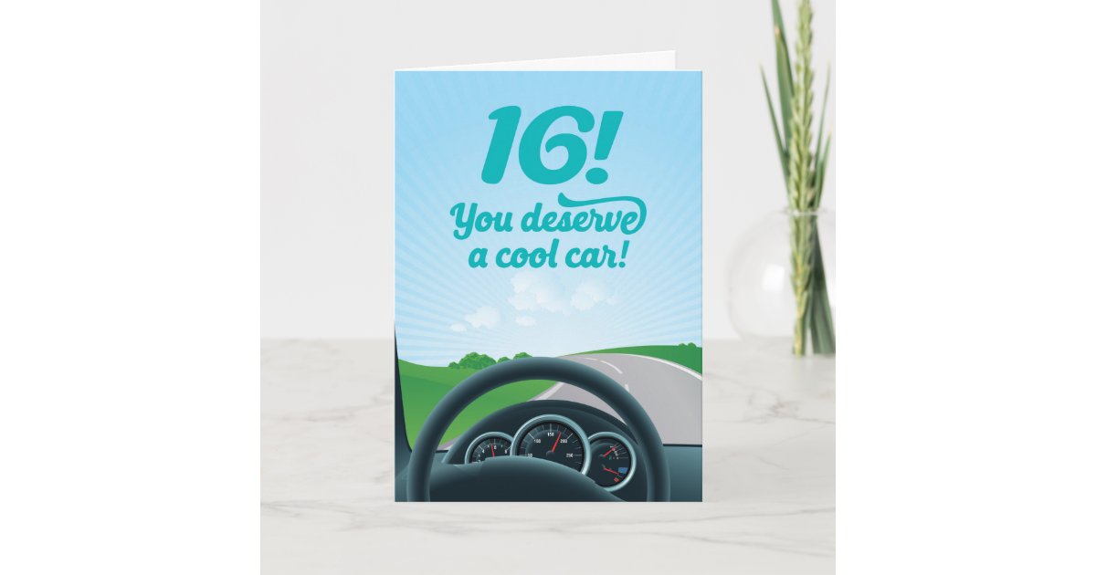 Carte Anniversaire Drole Pour 16 Ans Zazzle Fr