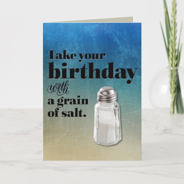 Carte Anniversaire drôle "Quart of Margaritas" (Devant)