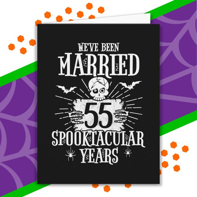 Carte Anniversaire du 55e Mariage de Spooktacular d'Hall (Créateur téléchargé)