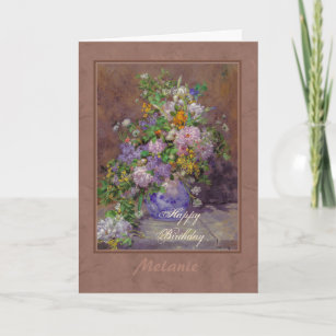 Cartes Melanie D Anniversaire Zazzle Fr