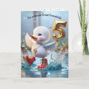 Carte Anniversaire du canard pour grand-enfant