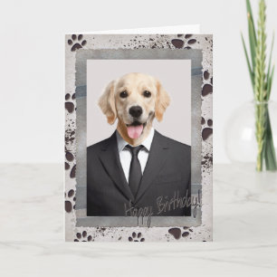 Carte Anniversaire du chien 